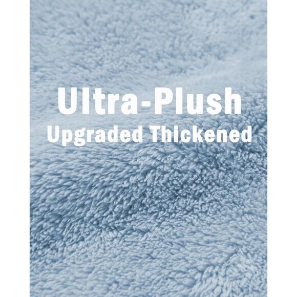 Women's Balaclava Wind-Resistant Winter Face Mask Fleece Ski Mask Hat Sky Blue - Picture 6 of 6